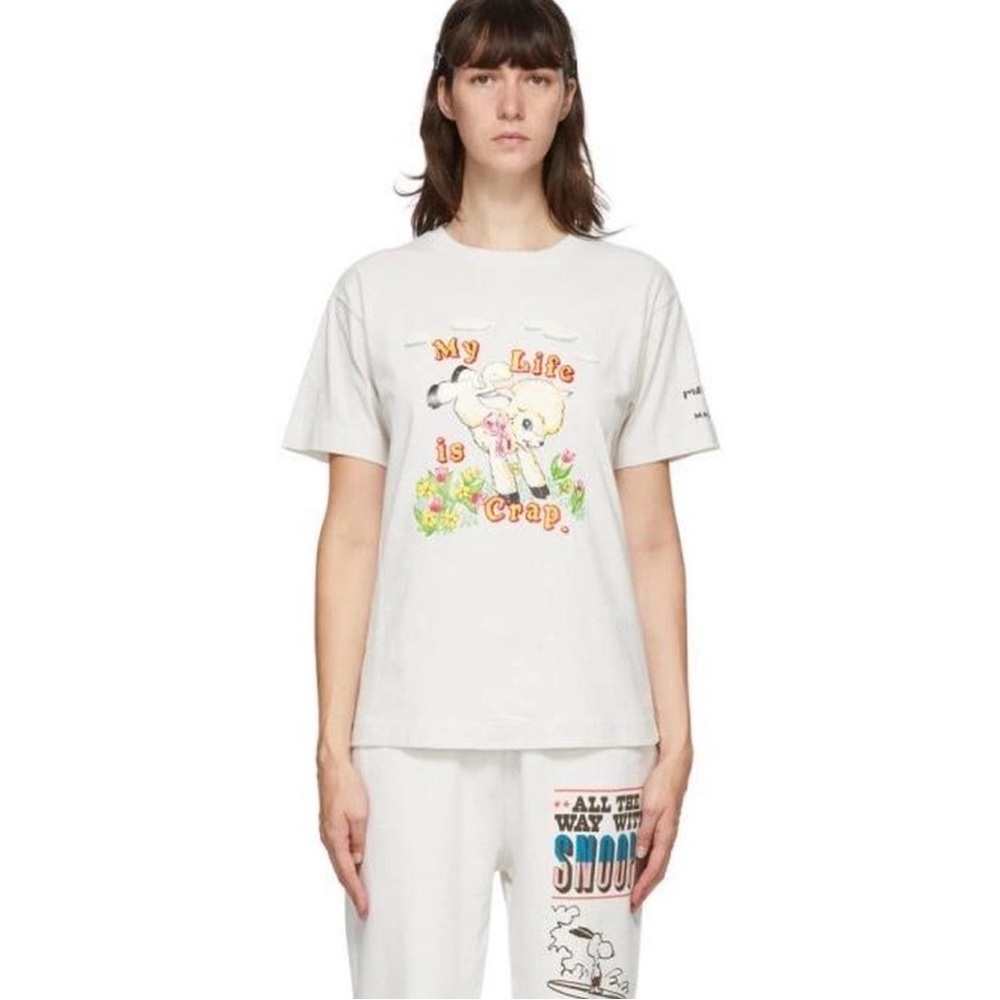Magda archer x Marc Jacobs rare collab my life is crap t shirt size M. Perfect!